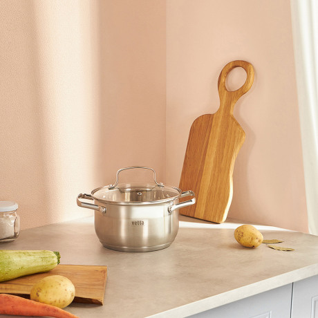 VETTA Берн Кастрюля 18х11см. 2,6л. со стекл. крышкой, индукция