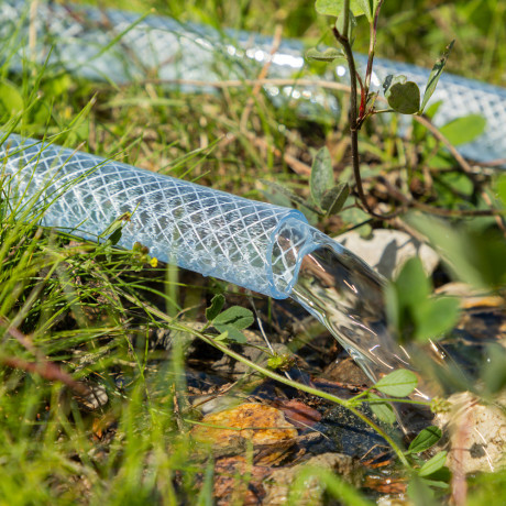 Шланг поливочный прозрачный армированный 3-х слойный, 1/2", 15 м Palisad