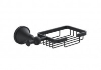 DIADONNA Мыльница настенная металл, черный, D8002-2BL