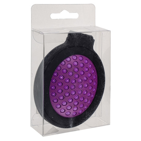 ЮНИLOOK Расческа дорожная с зеркалом, пластик, стекло, 6х8см, 4 цвета