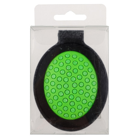 ЮНИLOOK Расческа дорожная с зеркалом, пластик, стекло, 6х8см, 4 цвета