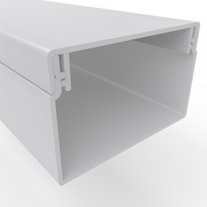 REXANT Кабель-канал ПВХ 20х10мм белый, 2-й замок, в п/э (100м/уп, цена за 1м) 28-2010-2