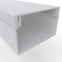 REXANT Кабель-канал ПВХ 20х10мм белый, 2-й замок, в п/э (100м/уп, цена за 1м) 28-2010-2