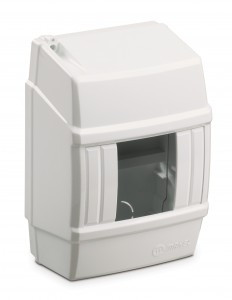 Makel бокс (корпус) пластик. КМПн 1/4 без крышки 4 мод. навесной, пломбируемый БЕЛЫЙ IP20 63141