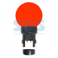 &quot;Лампа св/д с патроном Neon Night шар G45 E27 1W 6LED красный матов. (д/гирлянды &quot;Белт Лайт&quot;) 405-14