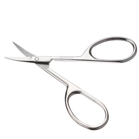 ЮНИLOOK Ножницы маникюрные "ULTRA", загнутые, 9,5 см, сталь, #3