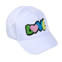 GALANTE Кепка детская, р.54, 30% хлопок, 70% полиэстер, белый, ВЛ25-03, #1