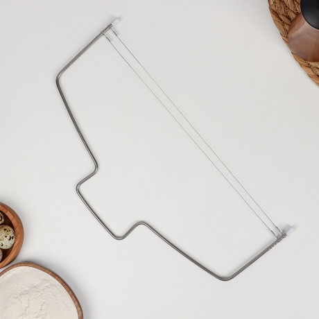 SATOSHI Нож-струна для нарезки бисквита 33х16см, нерж.сталь