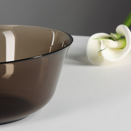 Luminarc Эклипс Амбьянте Салатник 24см, дымчатое стекло, арт. L5175