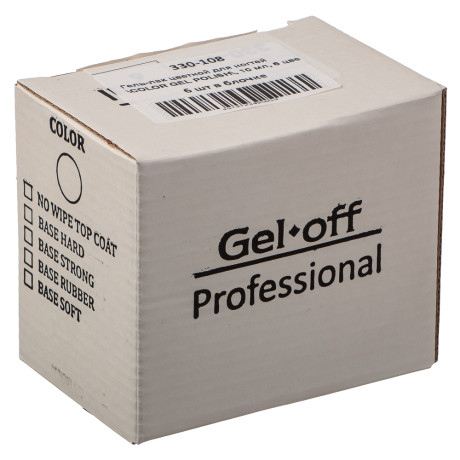 Гель-лак цветной для ногтей "COLOR GEL POLISH", 10 мл, 6 цветов