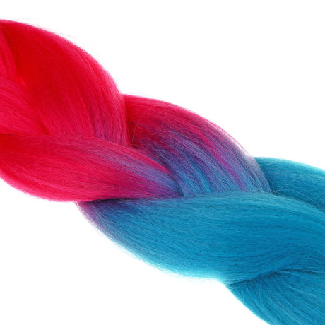 ВСЁГАЗИН Коса цветная, длина 60см, нейлон, ВГ22-60