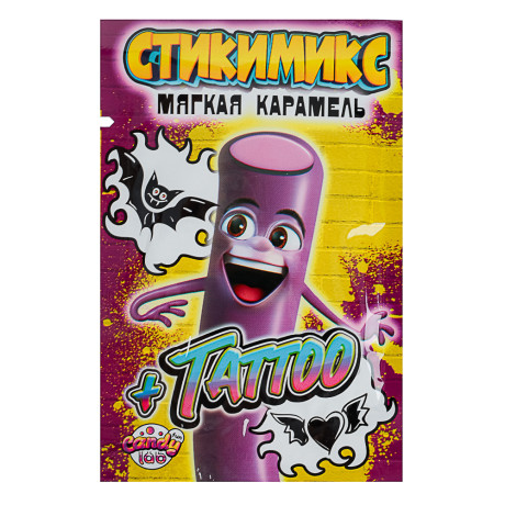 Мягкая карамель "Стикимикс + тату", 5 г
