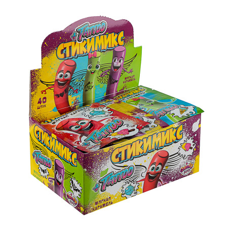 Мягкая карамель "Стикимикс + тату", 5 г