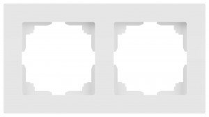 ЭРА Intro Accent рамка СУ 2 мест. белый матовый 6-502-01М