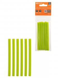 TDM Алмаз клеевые стержни универсальные зеленые, 7x100мм, 6шт SQ1024-0505