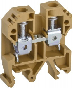 IEK Клемма винтовая КВИ-10мм2 желтая YZN30-010-K05