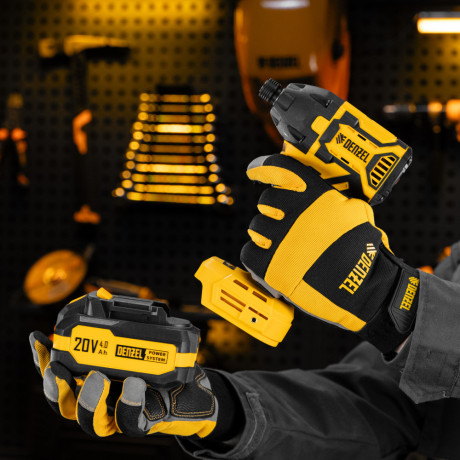 Винтоверт ударный аккумуляторный бесщет. CIDH-BL-20-270, Li-Ion, 20 В// Denzel