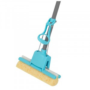 Швабра отжимная,насадка ЦЕЛЛЮЛОЗА 27см,ручка 110см,MopC-15,2999 Рыжий Кот