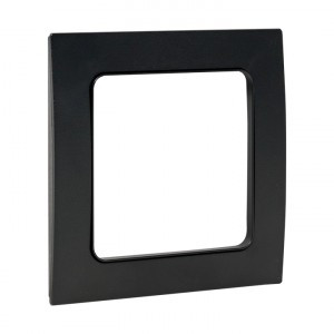 EKF Стокгольм рамка 1 мест. черная (PC) EXM-G-302-30