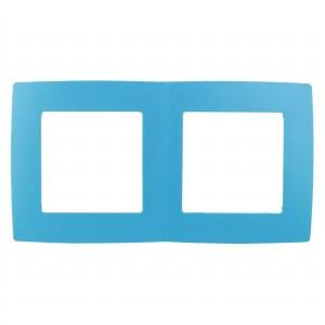 ЭРА 12 рамка СУ 2 мест. голубой, 12-5002-28 9676