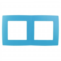 ЭРА 12 рамка СУ 2 мест. голубой, 12-5002-28 9676