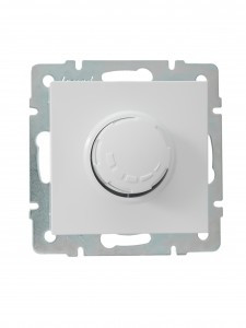 Lezard VESNA мех. диммер СУ 1 кл. 16А (1000Вт) бел (корп. ABS) 742-0288-157
