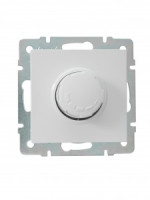 Lezard VESNA мех. диммер СУ 1 кл. 16А (1000Вт) бел (корп. ABS) 742-0288-157