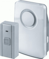 Navigator звонок беспроводной 150м, 18 мелодий, (3хR6),, белый, кнопка IP54 NDB-D-DC01-1V1-S 61271