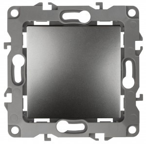 Эра12 кнопка СУ, 10АХ, графит, 250В, IP20, 12-1111-12 6262