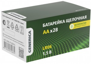 Э/п GENERICA LR6/316/AA BOX28 ABT-LR06-ST-B28-G (цена за уп-ку)