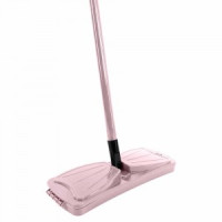 Щетка-ролик д/пола с рукояткой 120см 350х110х1270мм розовый 415667105 Бытпласт