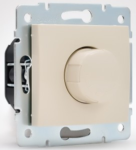 Lezard KARINA мех. диммер СУ 800 Вт крем (корп. ABS) 707-0388-115