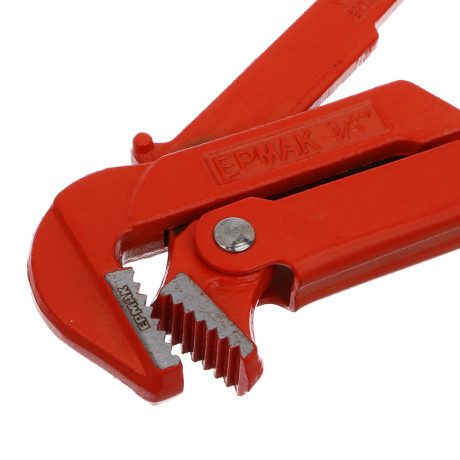 ЕРМАК Ключ трубный рычажный прямые губы, р-р 3/4"