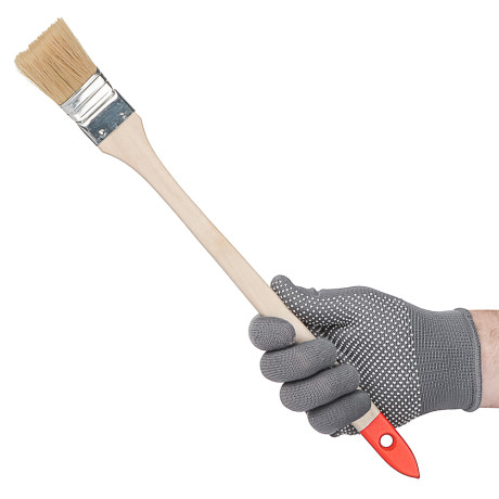 ЕРМАК/Headman Кисть радиаторная плоская нат. щетина 1,5" (38мм)