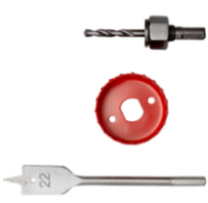 Коронка для врезки замков 54мм