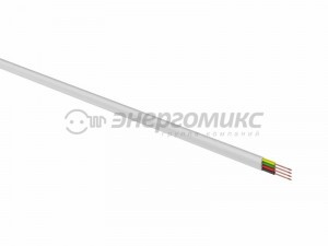 Кабель ТЛФ 4 жилы (ШТЛП-4), омедненка, 100м, белый, REXANT 01-5101-3