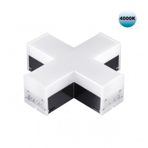 NOVOTECH 359114 OVER NT23 000 чер св-к-соед. Х-образный IP20 LED 12W 4000K 100-265V 1080lm BITS