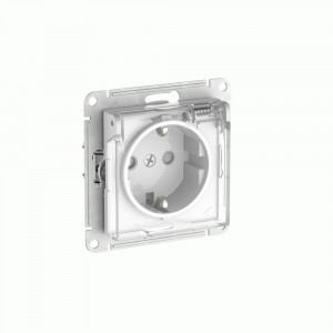 Systeme Electric ATLASDESIGN AQUA мех розСУ 1 мест(земля)шт крыш16А IP44(автокл)БЕЛ ATN440146S (15!)
