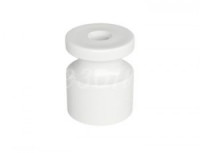 МЕЗОНИНЪ РЕТРО УСАДЬБА Изолятор ABS-пластик розн. уп. (уп.10шт, цена за шт), БЕЛЫЙ,  GE30025-01-R10