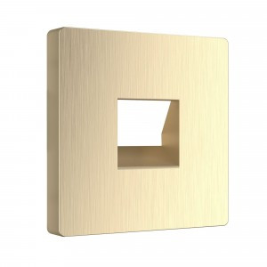 Werkel накладка для телефонной роз. СУ 1 мест. RJ11  (шампань рифленый) W1192010 a051430