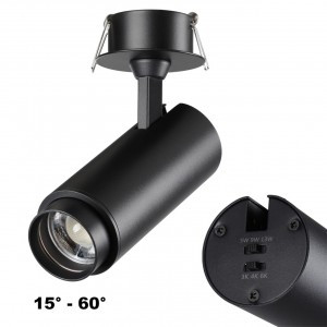 NOVOTECH 359220 SPOT NT23 000 черн св-к встр. IP20 LED 2K-4K-6K 5W/9W/13W 220V NAIL