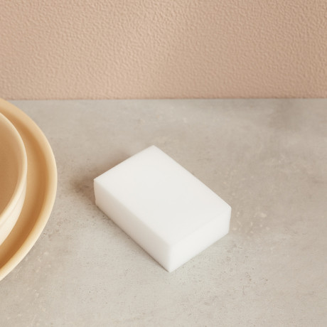 VETTA Губка для удаления пятен, меламин, 9х6х3см, белая