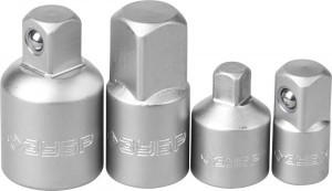 Набор ЗУБР "МАСТЕР": Адаптеры переходные д/торц гол, 4шт zu27710-H4