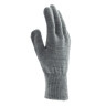 Перчатки трикотажные, акрил, серая туча, двойная манжета Сибртех