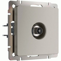 Werkel мех. роз. СУ 1 мест. TV (ТВ) оконечная (дымчатый) W1283004