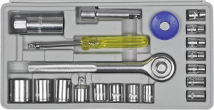 Набор DEXX универсальный, 1/4"+3/8", 20 предметов