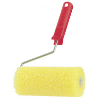 Валик &quot;Структурный&quot; поролоновый с ручкой, &quot;шероховатый&quot;, 180 мм, D 80 мм, D ручки 6 мм MTX