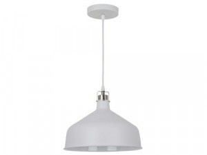 Camelion LOFT PL-425L  С71  Белый+хром (Светильник подвесной Amsterdam,  1х E27, 60Вт, 230В, мет