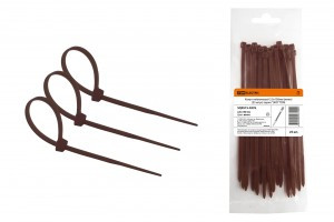 TDM Хомут нейлоновый 2.5х150мм (венге) (уп.25шт, цена за уп.) серия "ЭКО" (50!) SQ0515-0376