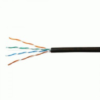 SkyNet Light кабель UTP 4x2x0,46, медный,  кат.5e, одножил., OUTDOOR 305 м, коробка, черный